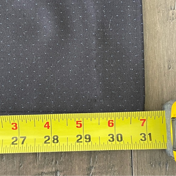 Express columnist blue patterned slacks dress pants - Picture 10 of 10